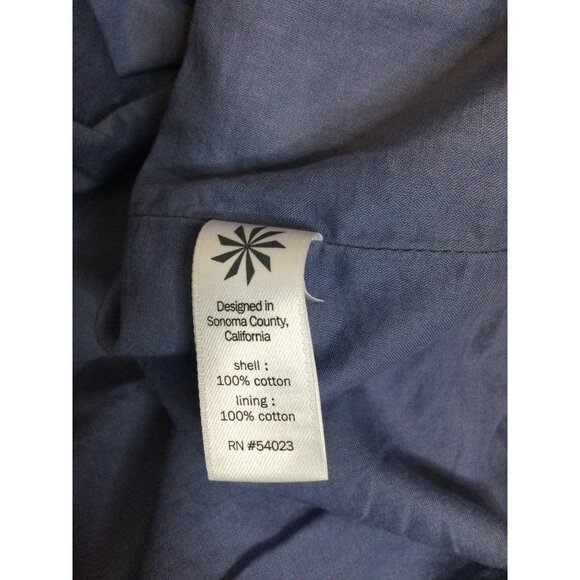 Athleta Barbados Mini Shift Dress Cover-Up Pullover Blue White Stripe Size Small - Picture 6 of 8